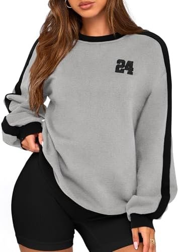 Oversized Sweatshirt for Women Graphic Long Sleeve Sweatshirts Women Fall Outfits Fashion Clothes