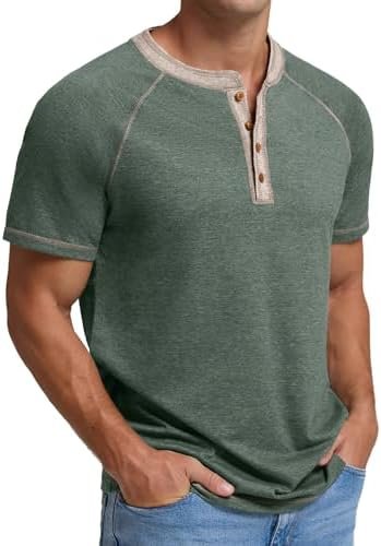 Mens Long/Short Sleeve T-Shirt Cotton Casual Shirt