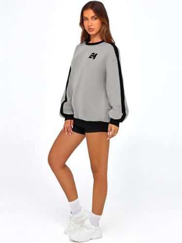 Oversized Sweatshirt for Women Graphic Long Sleeve Sweatshirts Women Fall Outfits Fashion Clothes