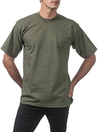 Men's Heavyweight Cotton Short Sleeve Crew Neck T-Shirt