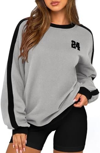 Oversized Sweatshirt for Women Graphic Long Sleeve Sweatshirts Women Fall Outfits Fashion Clothes