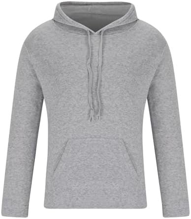 Men Hoodie Sweatshirt Loose Fit, Drawstring Pullover Hooded Fashion Casual Long Sleeve Sweatshirts with Pockets