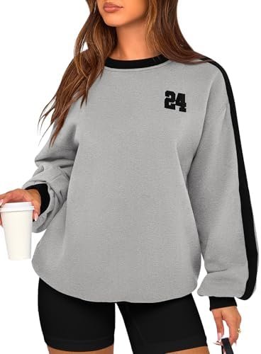 Oversized Sweatshirt for Women Graphic Long Sleeve Sweatshirts Women Fall Outfits Fashion Clothes