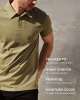 Polo Shirts for Men - Comfortable Fit Collared Shirt Men S - 4XL Fitted Short Sleeve Classic Golf Shirts