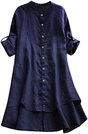 Tee Shirt Tops Size Button Blouse Loose Womens Hooded Casual Pocket Plus Women's Blouse Women plus Long Sleeve