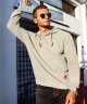 Men's Hooded Sweatshirt Hoddie Solid Knitted Pullover Long Sleeve Casual Sweater