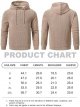 Men's Knitted Hoodies Casual Pullover Hooded Sweatshirts