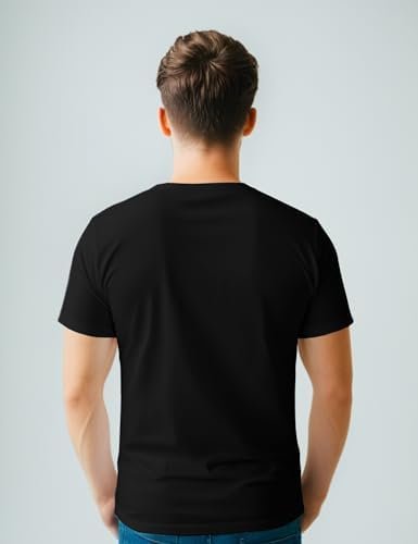 Mens Tshirt Plain, Relaxed Fitted Basic T Shirts