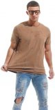 Men's Crew Neck Hipster T Shirt - Casual Stylish Fitted Print Tees for Men