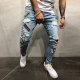 Men Jeans Relaxed fit Cotton Hip Hop Loose Work Long Trousers Jeans Pants Wide Leg Trousers Pants Mens Jeans Mens