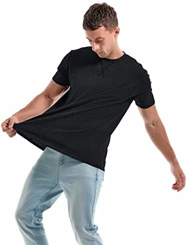 Men's T-Shirts - Premium Cotton Crew Neck Tees S - 4XL