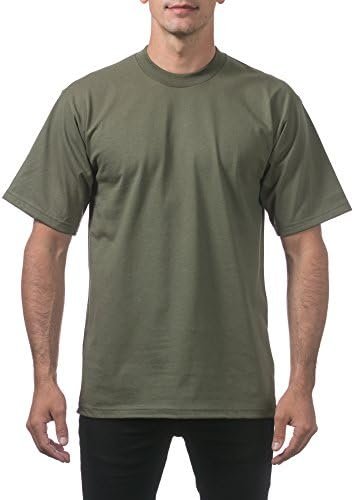 Men's Heavyweight Cotton Short Sleeve Crew Neck T-Shirt