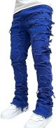 Men's Regular Fit Comfort Jean Pure Colour Jean with Zipper Pocket Jean Trouser Solid Fashion Jean Men Jeans Big