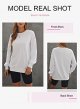 Womens Vintage Basic Oversized Long Tunic Sweatshirts Pullover Tops