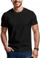 Mens Tshirt Plain, Relaxed Fitted Basic T Shirts